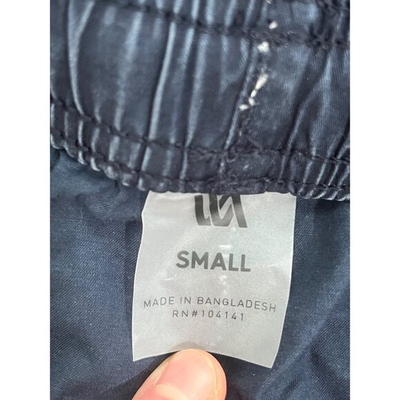 VRST Men's Small 7" Inseam Stretch Shorts Navy Blue Cotton & Polyester - Picture 4 of 9